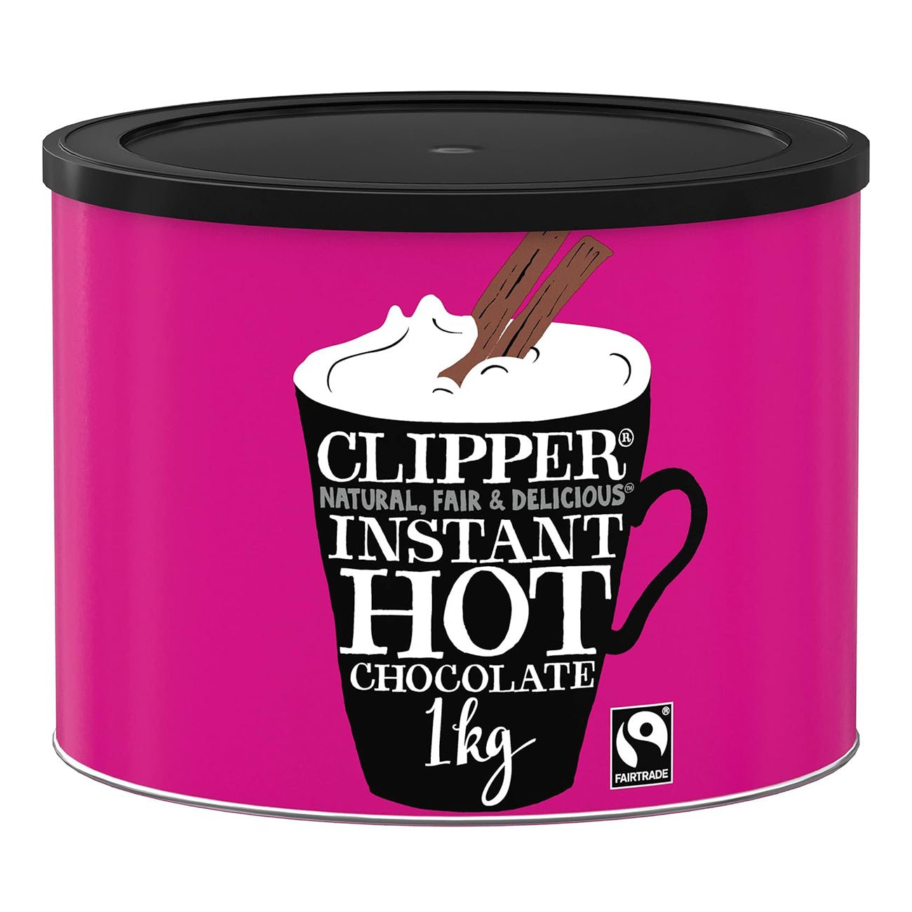 Fairtrade Seriously Velvety Instant Hot Chocolate 1kg - Clipper - Instant chocolate - Eco Natural Products