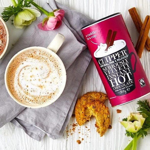 Fairtrade Seriously Velvety Instant Hot Chocolate 1kg - Clipper - Instant chocolate - Eco Natural Products