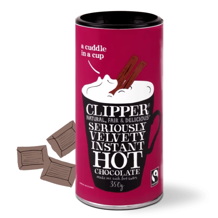 Fairtrade Seriously Velvety Instant Hot Chocolate 350g - Clipper - Instant chocolate - Eco Natural Products
