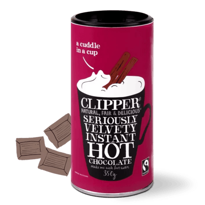 Fairtrade Seriously Velvety Instant Hot Chocolate 350g - Clipper - Instant chocolate - Eco Natural Products