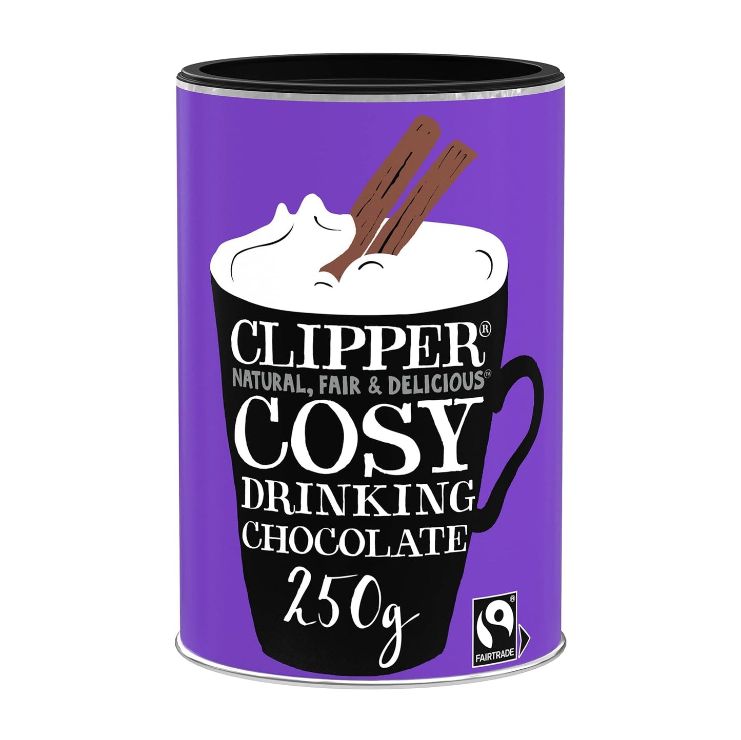 Fairtrade Super Cosy Drinking Chocolate 250g - Clipper - Instant chocolate - Eco Natural Products