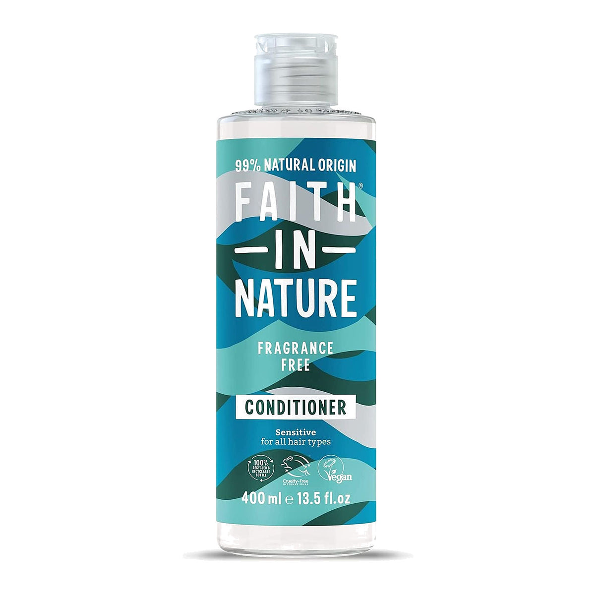 Faith in Nature Fragrance Free Conditioner 400ml bottle front