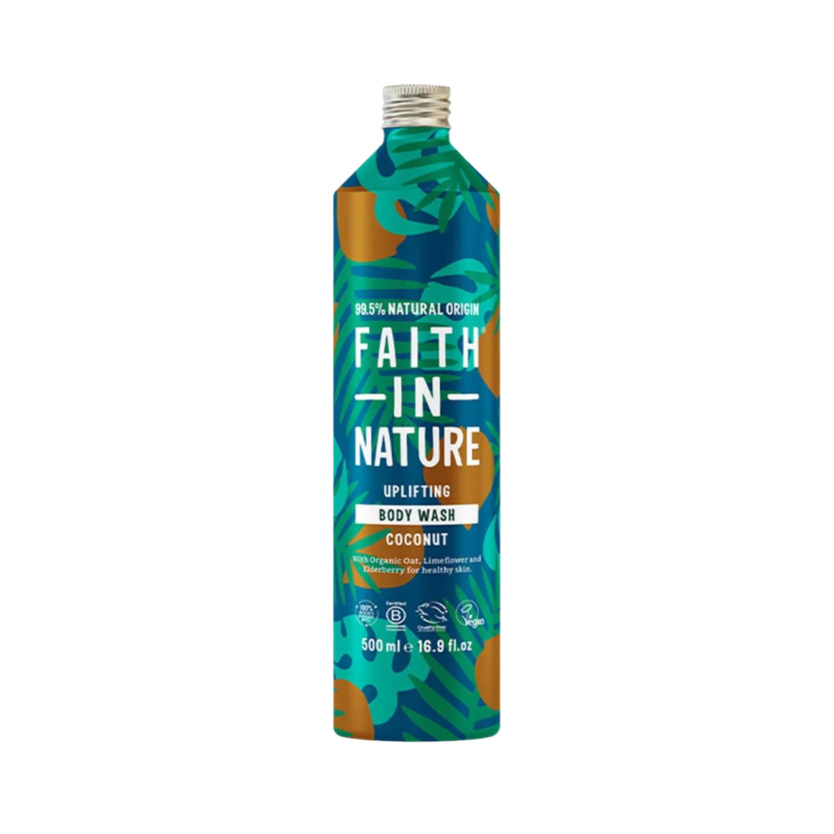 Faith In Nature Organic Coconut Body Wash 500ml - Faith In Nature - Eco Natural Products