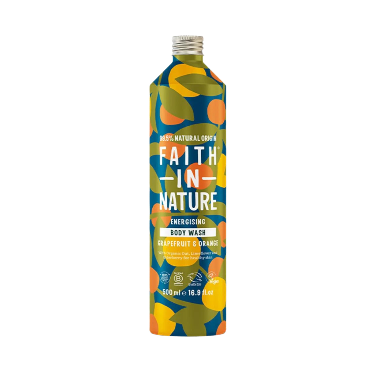 Faith In Nature Organic Grapefruit & Orange Body Wash 500ml - Faith In Nature - Eco Natural Products