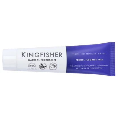 Fennel Fluoride free Toothpaste 100ml - Kingfisher - Toothpaste - Kingfisher