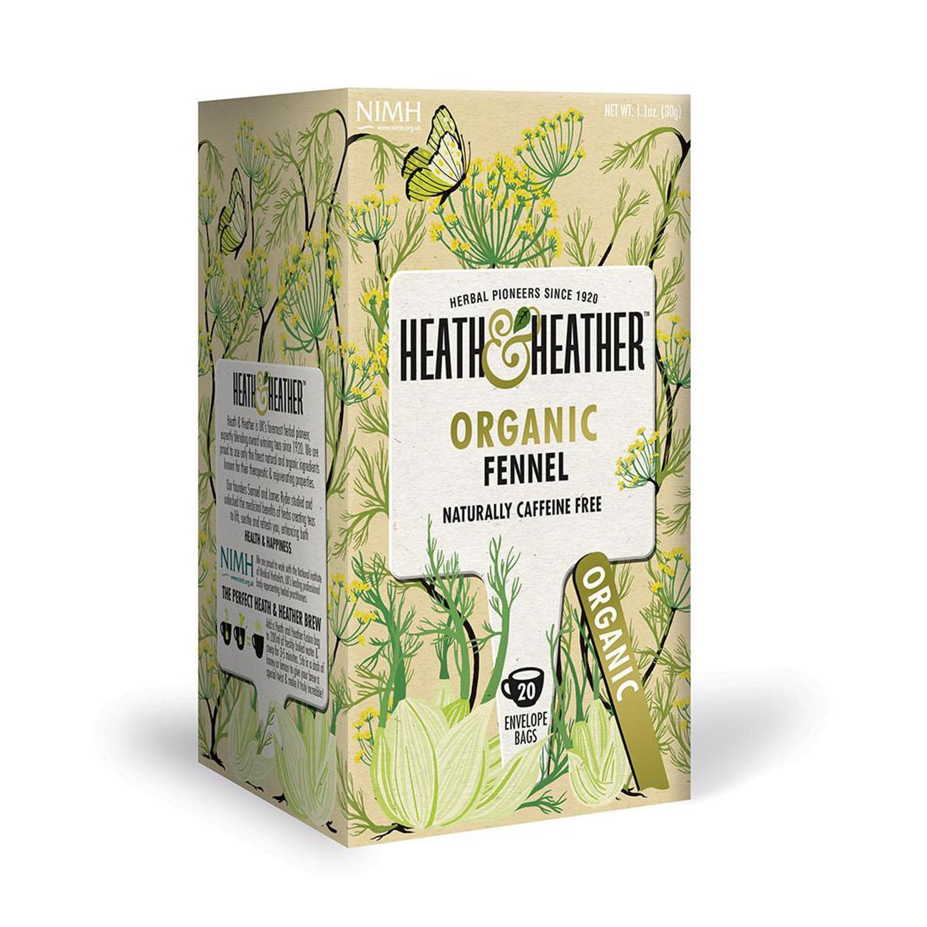 Fennel Infusion 20 Bags - Heath & Heather - Infusion - Eco Natural Products