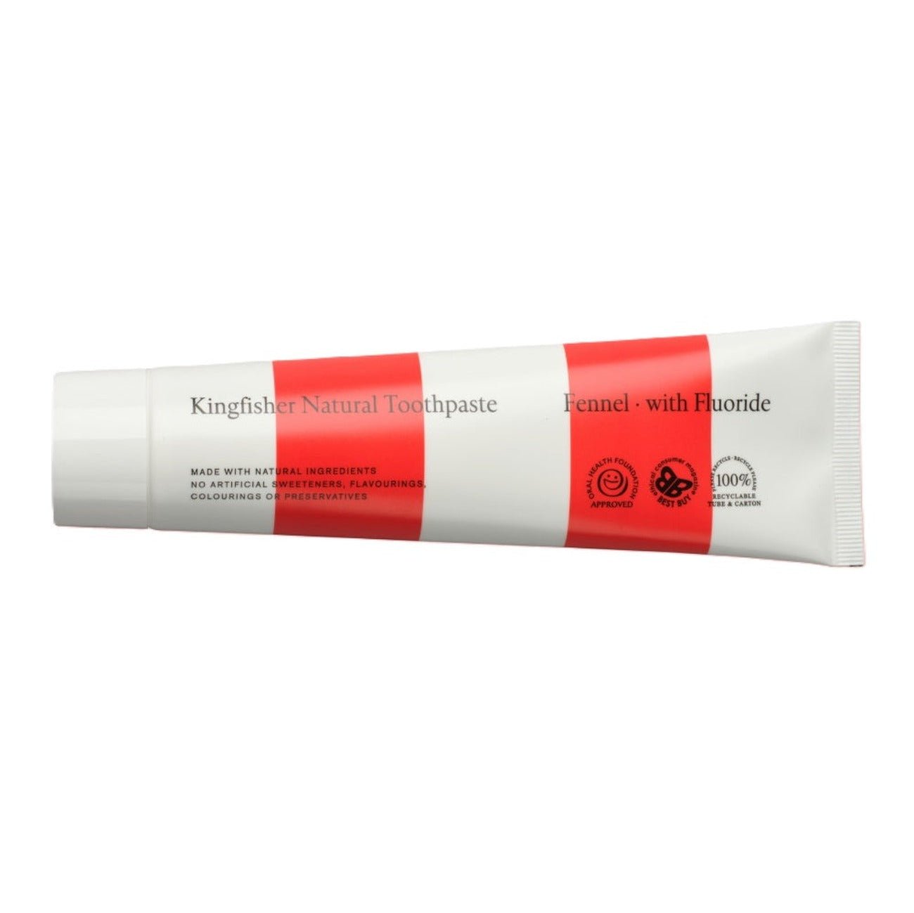 Fennel with Flouride Toothpaste 100ml - Kingfisher - Toothpaste - Eco Natural Products
