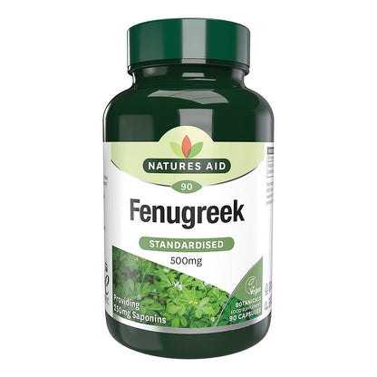 Fenugreek 500mg 90 Vcaps - Natures Aid - Vitamins & Supplements - Eco Natural Products