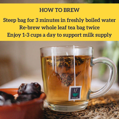 Fenugreek and Fennel Herbal Tea 14 Bags - Hottea Mama - Herbal Tea - Eco Natural Products