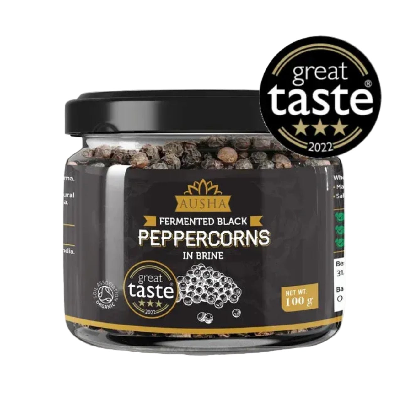 Fermented Black Peppercorns 100g - Ausha - Pepper - Ausha