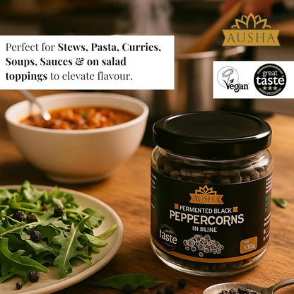Fermented Black Peppercorns 100g - Ausha - Pepper - Ausha