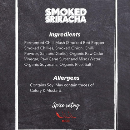 Fermented Hot Sauce Smoked Sriracha 150ml - Eaten Alive - Condiments & Sauces - Eco Natural Products