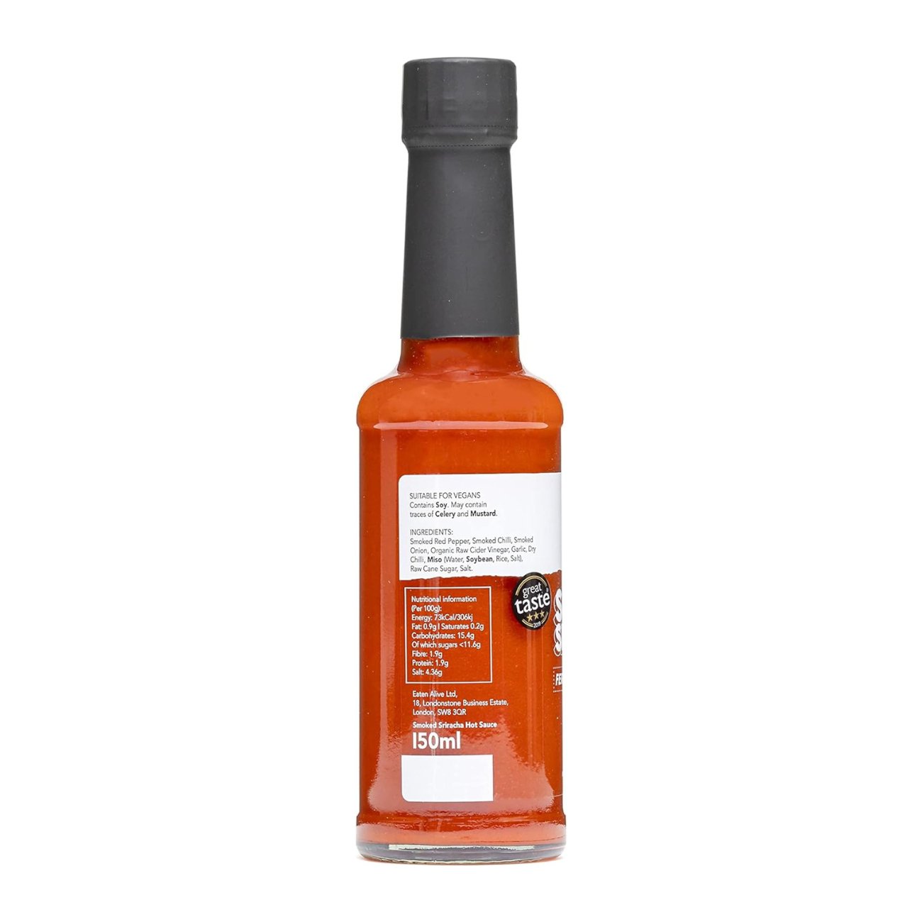 Fermented Hot Sauce Smoked Sriracha 150ml - Eaten Alive - Condiments & Sauces - Eco Natural Products