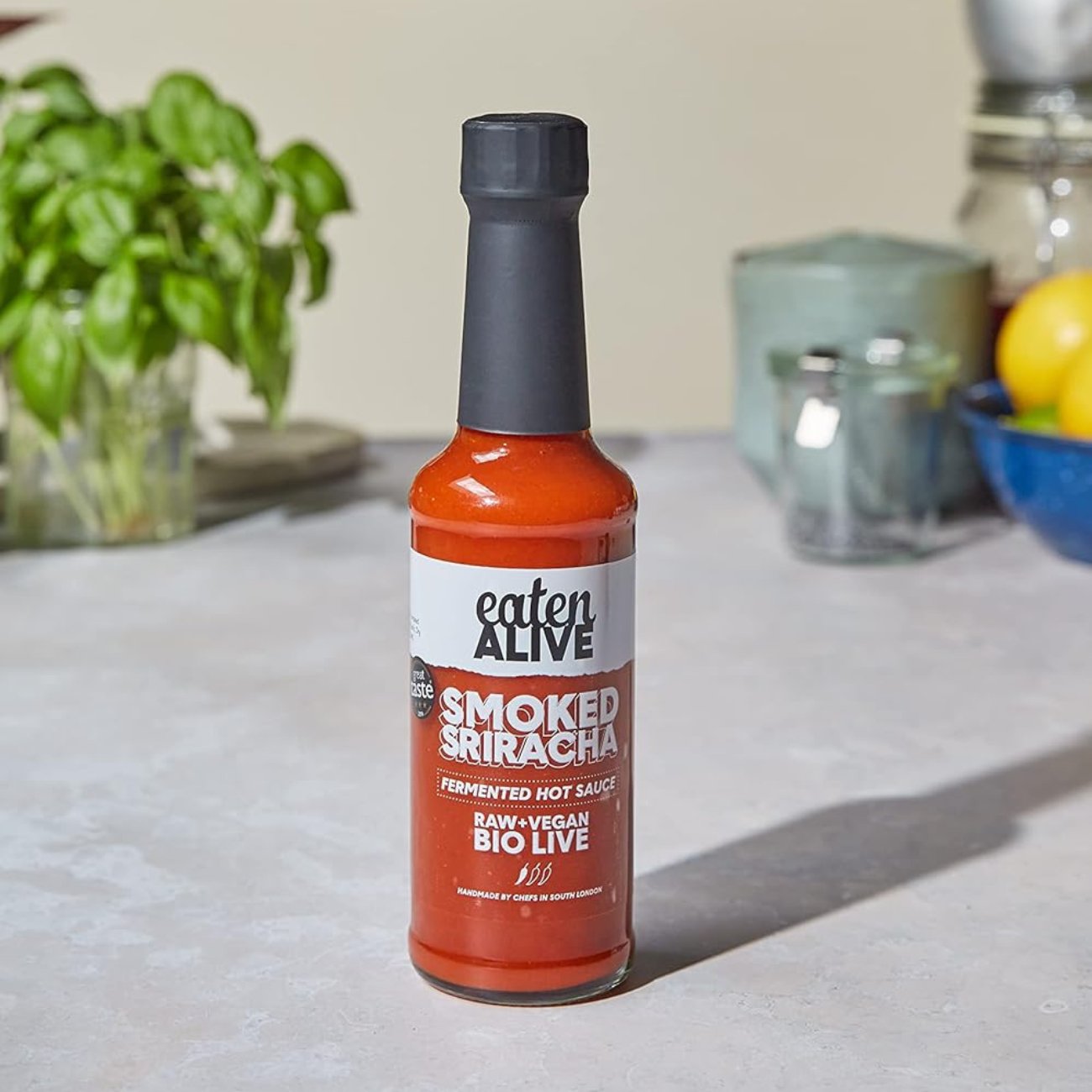 Fermented Hot Sauce Smoked Sriracha 150ml - Eaten Alive - Condiments & Sauces - Eco Natural Products