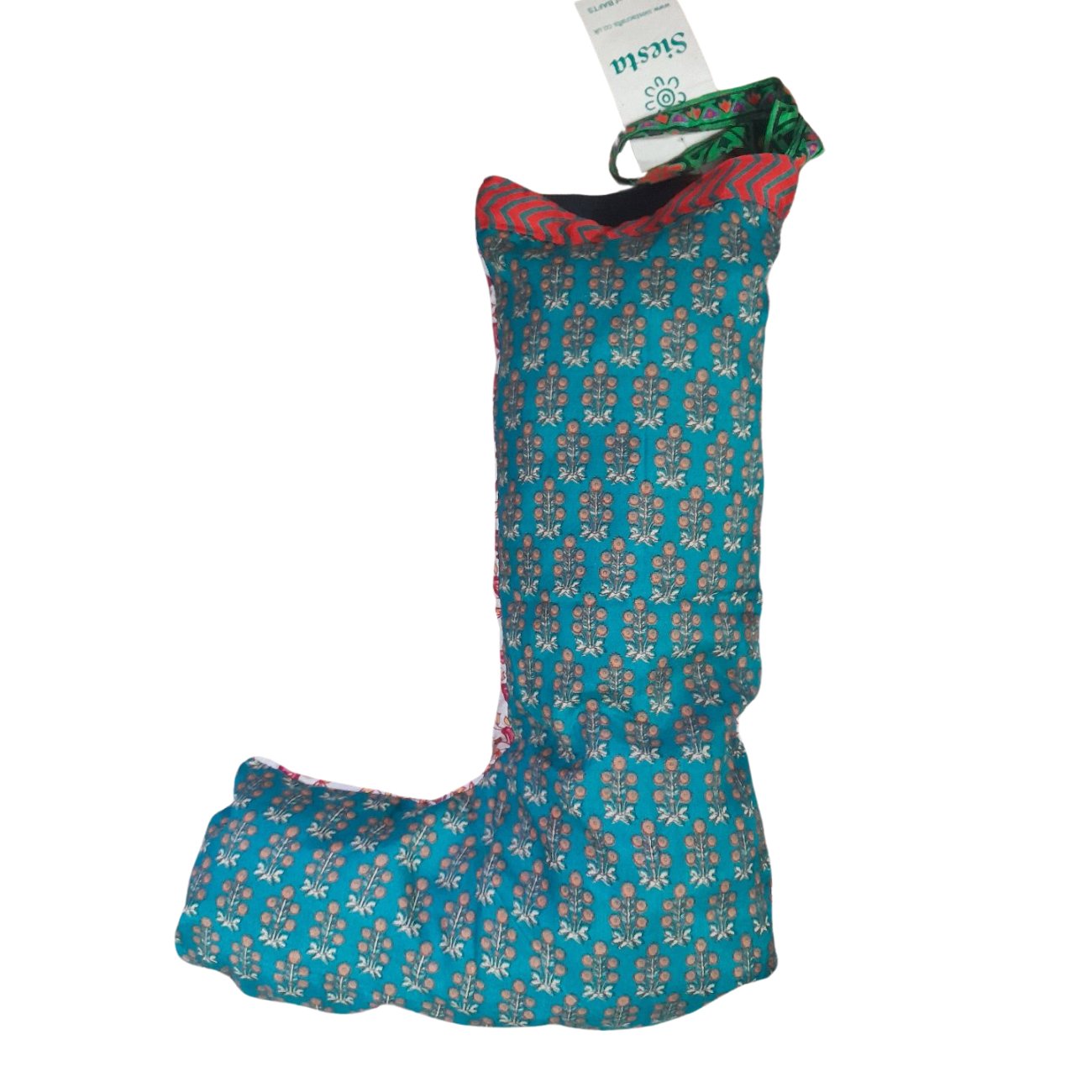 Festive Sari Stocking 1pc - Siesta Crafts - Gift - Eco Natural Products