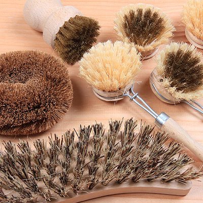 Fiber Pan Brush - La Droguerie Ecologique - Washing Up Brush - Eco Natural Products