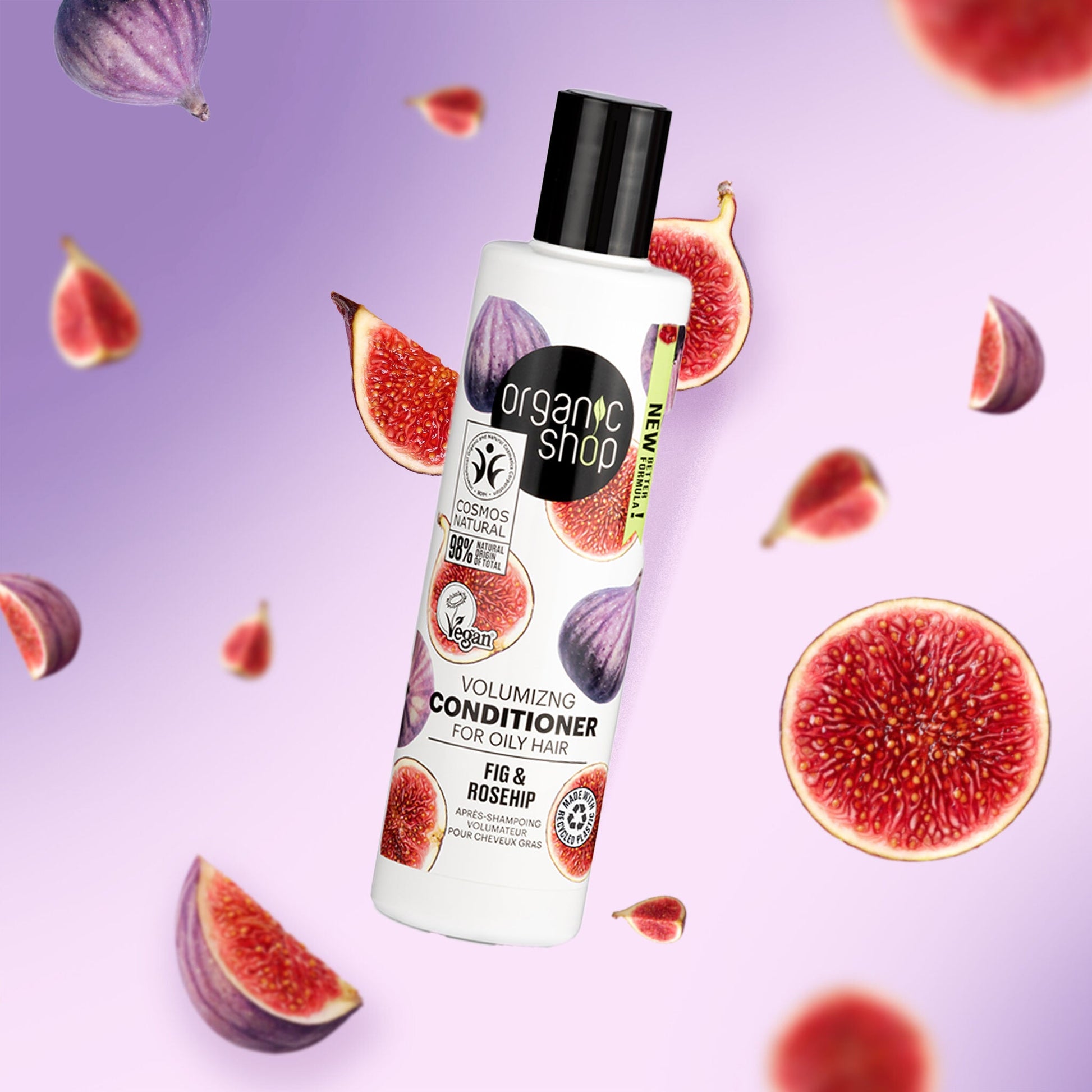 Fig and Rosehip Volumizing Conditioner for Oily Hair 280ml - Organic Shop - Conditioner - Eco Natural Products