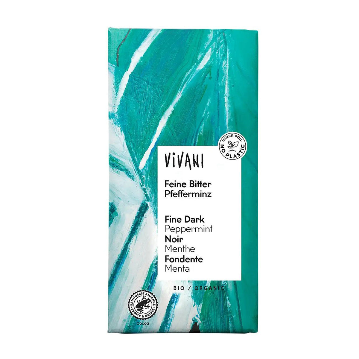 Fine dark Peppermint Chocolate 100g - Vivani - Chocolate Bar - Eco Natural Products