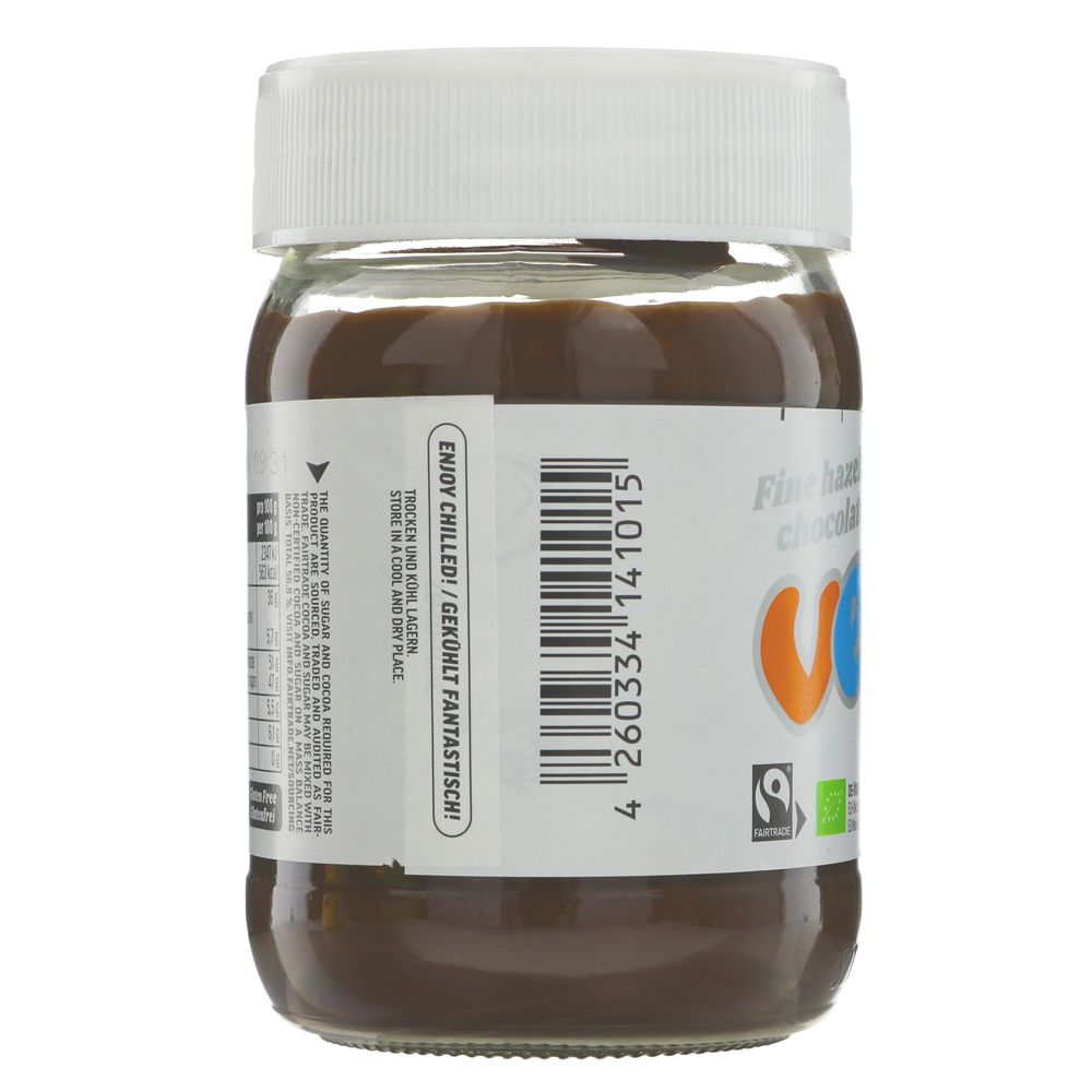 Fine Hazelnut Chocolate Spread (Crunchy) 350g - Eco Natural Products - Vego - Chocolate