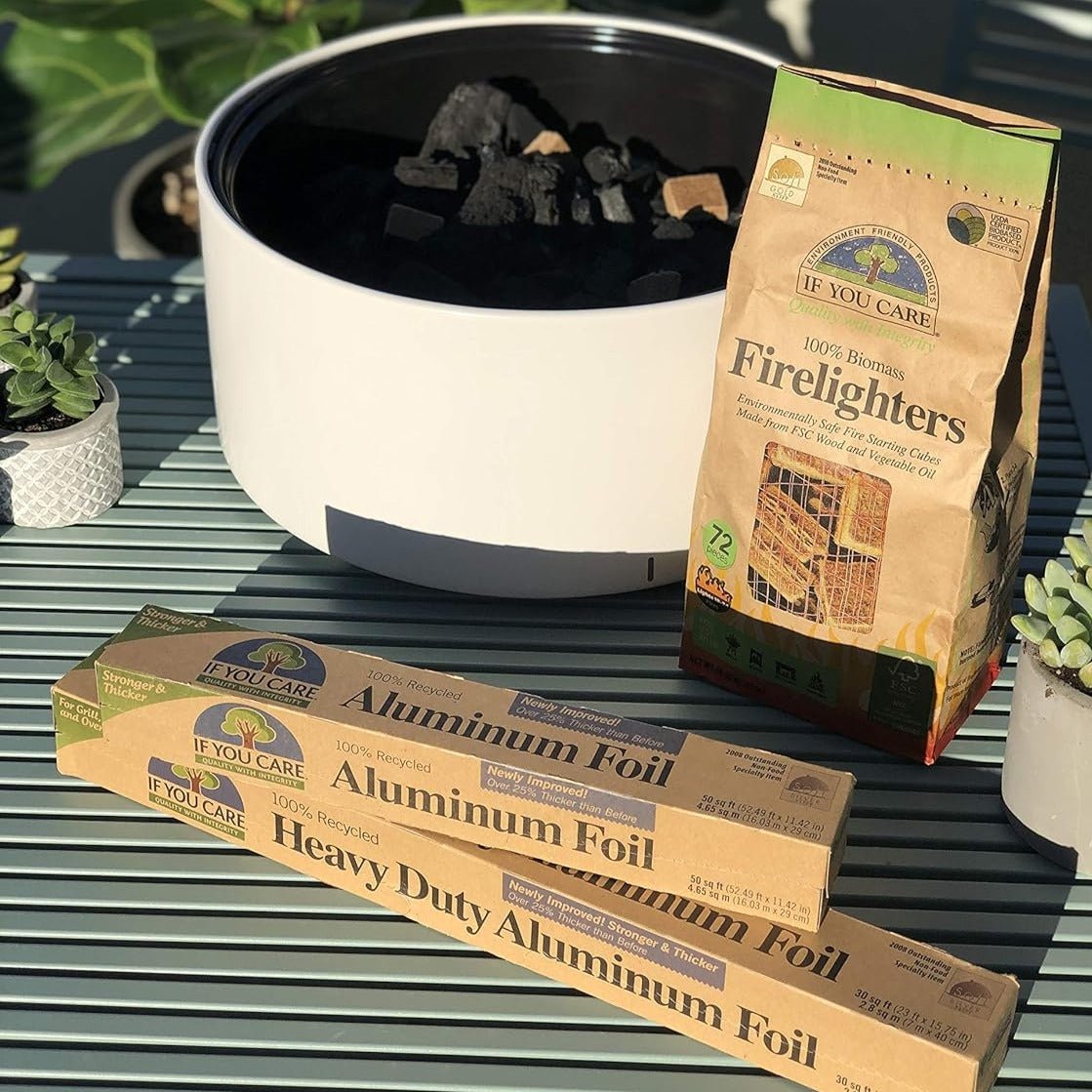 Firelighters Non - toxic Wood and Vegetable 28 pieces - Eco Natural Products - If You Care - Lighters & Matches