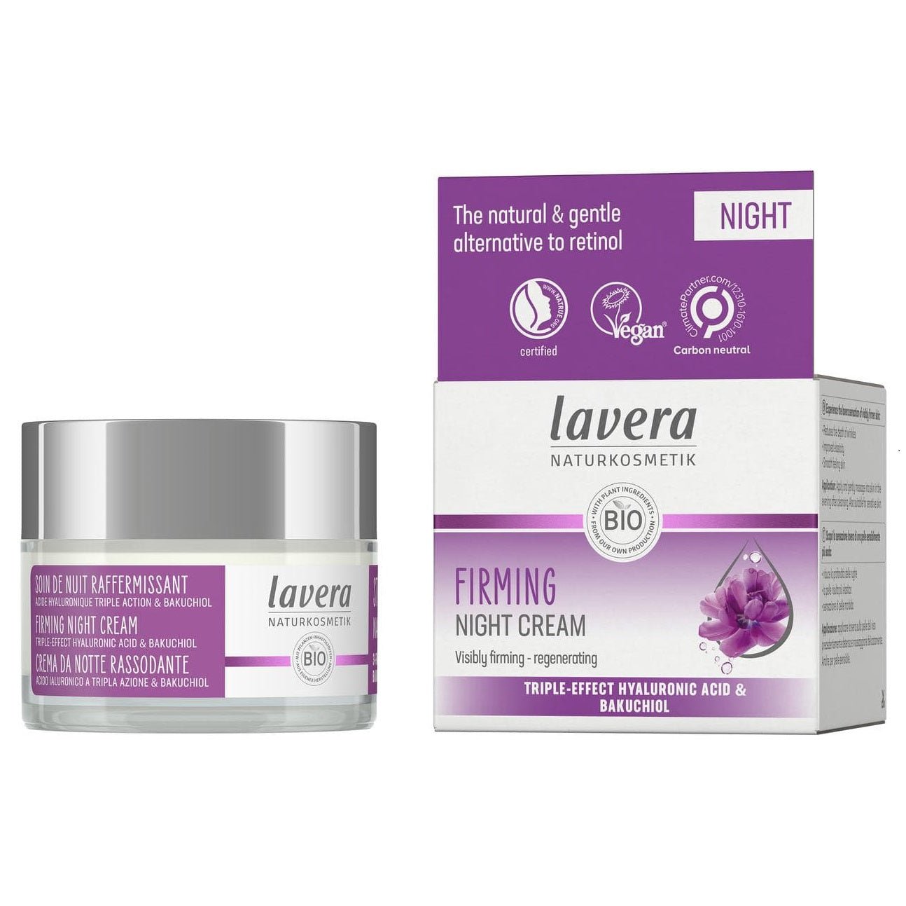 Firming Night Cream 50ml - Eco Natural Products - Lavera - Face cream