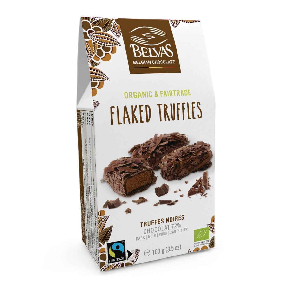 Flaked Truffles Chocolate 100g - Belvas - Chocolate - Eco Natural Products