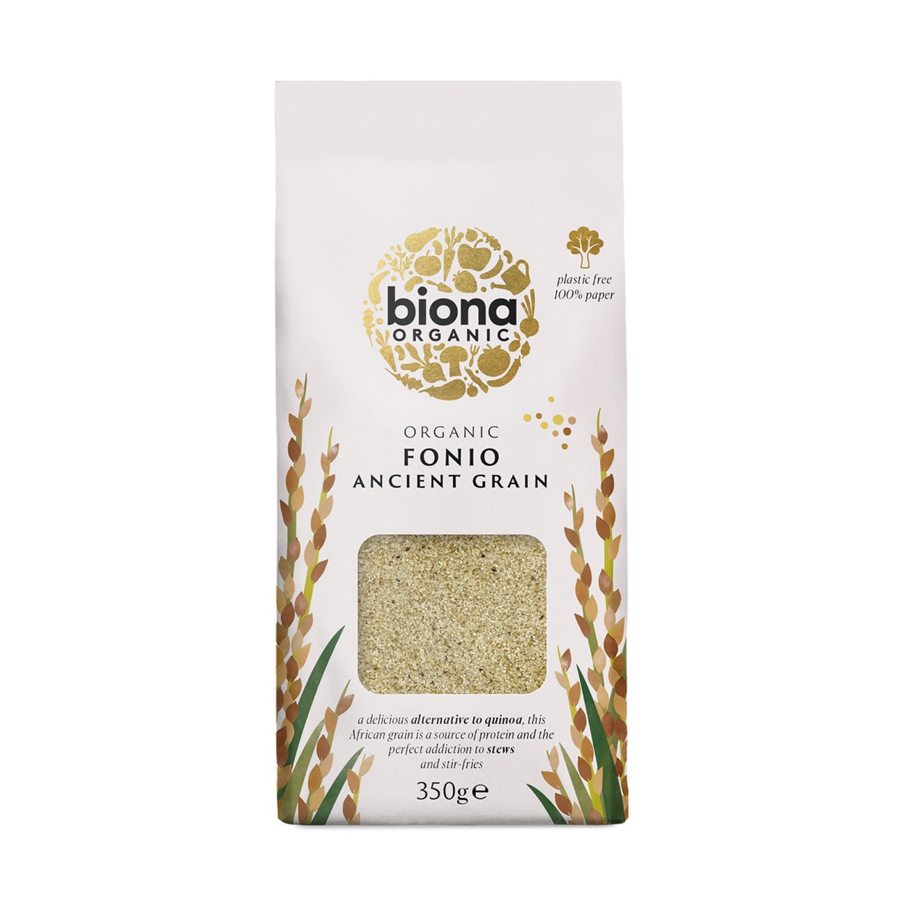 Fonio Ancient Grain 350g - Biona - Grains - Eco Natural Products