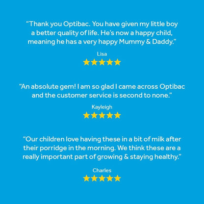 For Babies & Children 30 Sachets - OptiBac Probiotics - Vitamins & Supplements - Eco Natural Products