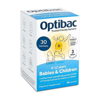 For Babies & Children 30 Sachets - OptiBac Probiotics - Vitamins & Supplements - Eco Natural Products