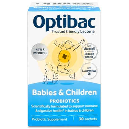 For Babies & Children 30 Sachets - OptiBac Probiotics - Vitamins & Supplements - Eco Natural Products