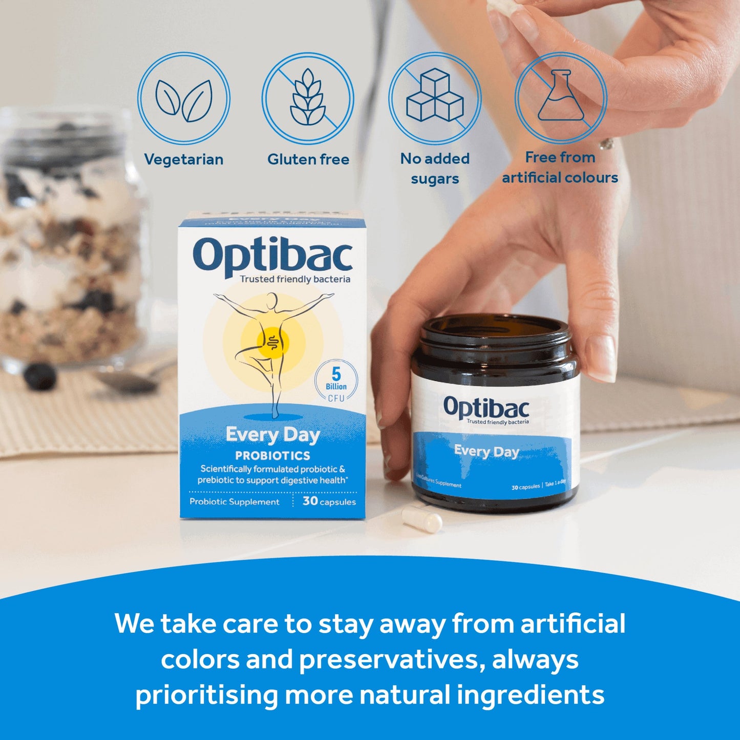 For Every Day 30 Capsules - OptiBac Probiotics - Vitamins & Supplements - Eco Natural Products