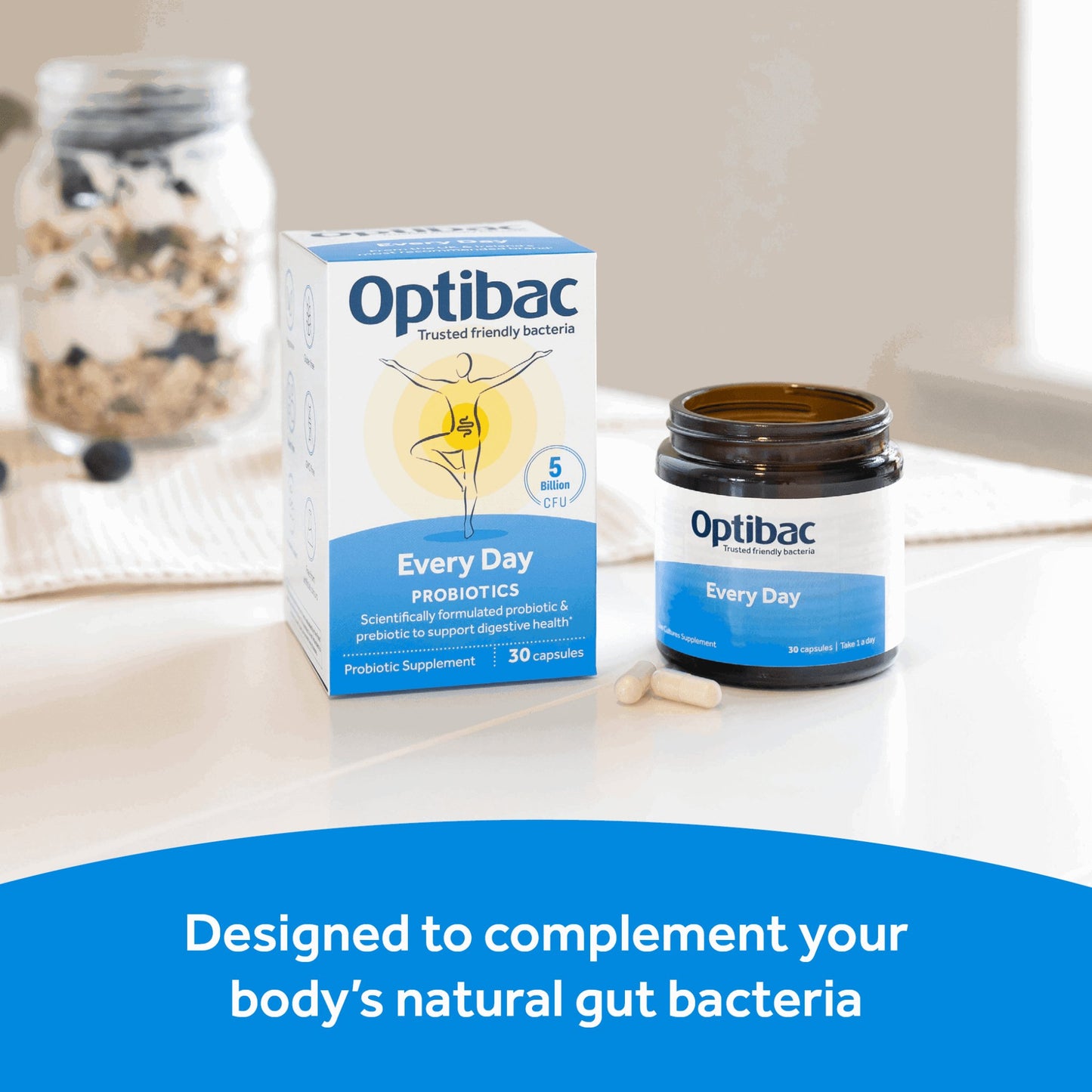 For Every Day 90 Capsules - OptiBac Probiotics - Vitamins & Supplements - Eco Natural Products