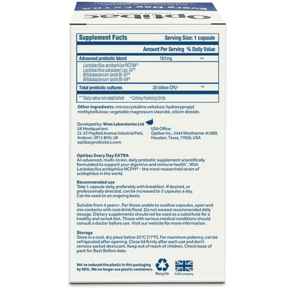 For Every Day EXTRA Strength 90 Capsules - OptiBac Probiotics - Vitamins & Supplements - Eco Natural Products