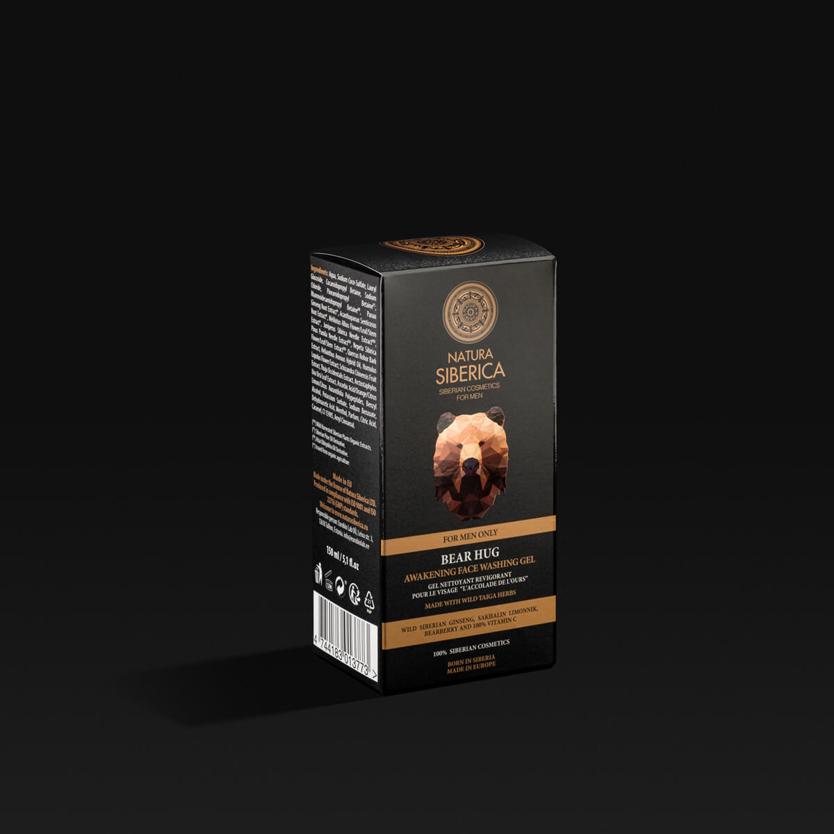 For Men Only Bear Hug Face Washing Gel 150ml - Natura Siberica - Body Wash - Eco Natural Products