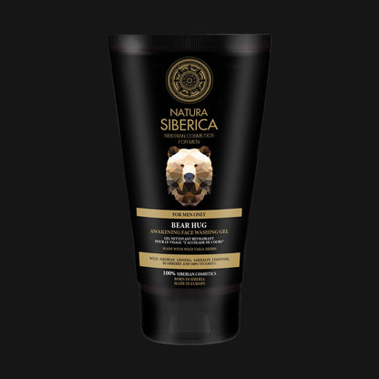 For Men Only Bear Hug Face Washing Gel 150ml - Natura Siberica - Body Wash - Eco Natural Products