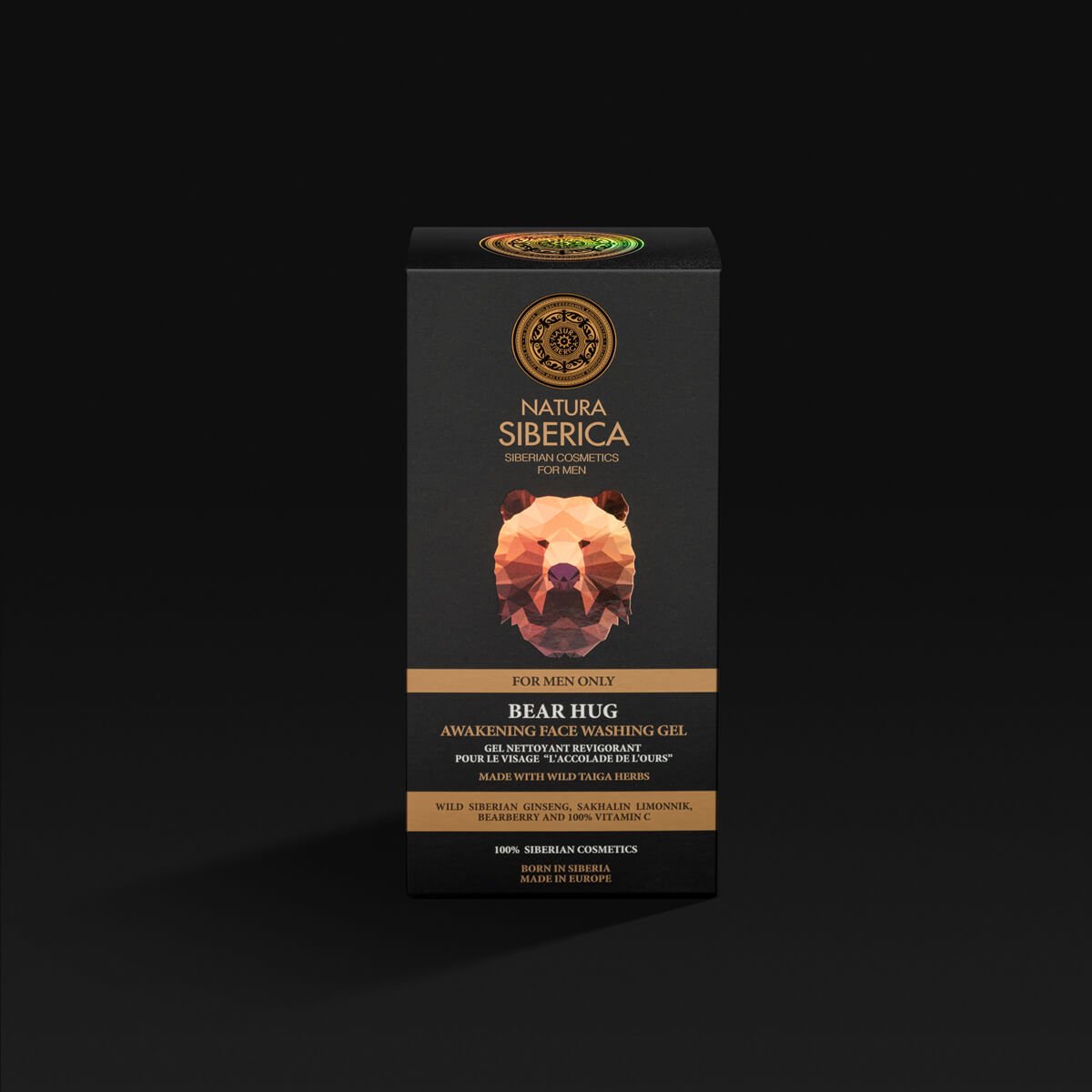 For Men Only Bear Hug Face Washing Gel 150ml - Natura Siberica - Body Wash - Eco Natural Products