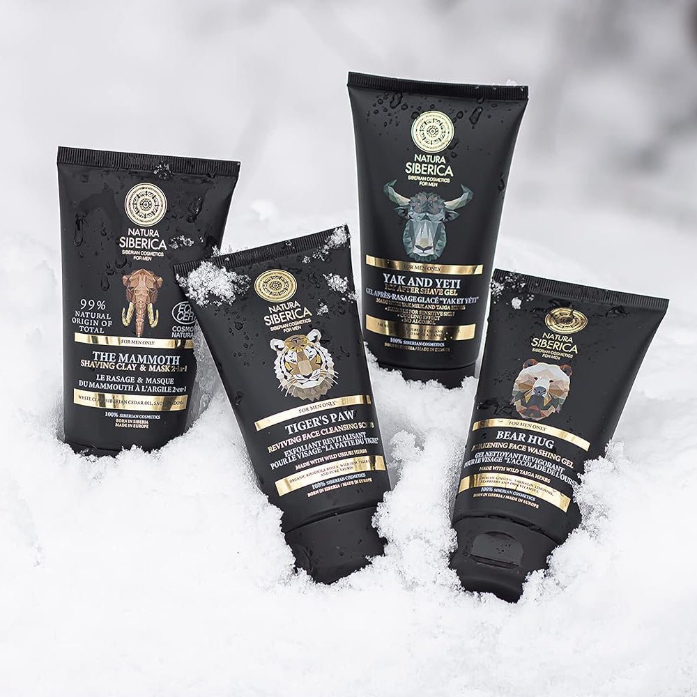 For Men Only Bear Hug Face Washing Gel 150ml - Natura Siberica - Body Wash - Eco Natural Products