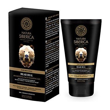 For Men Only Bear Hug Face Washing Gel 150ml - Eco Natural Products - Natura Siberica - Body Wash