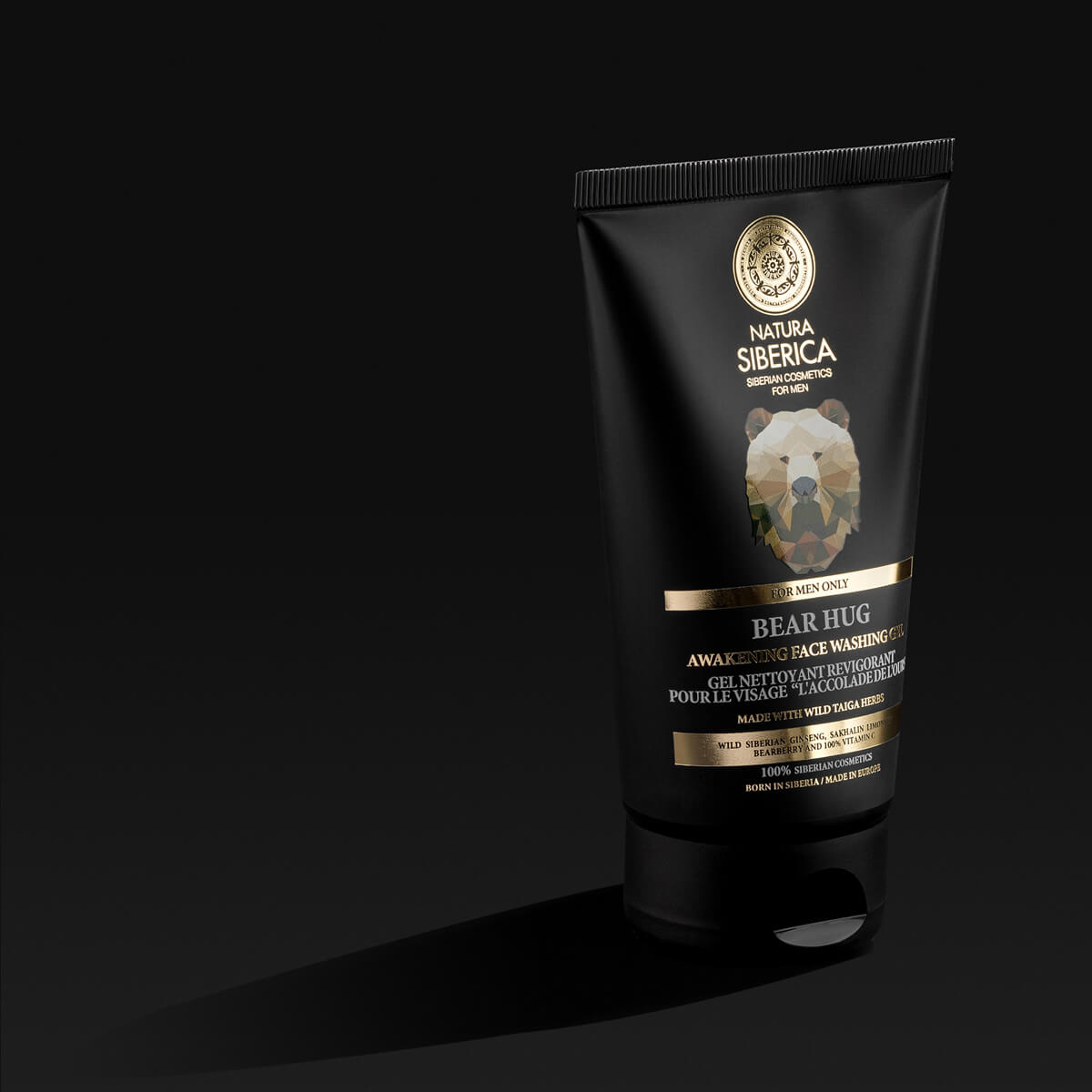 For Men Only Bear Hug Face Washing Gel 150ml - Natura Siberica - Body Wash - Eco Natural Products