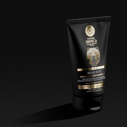 For Men Only Bear Hug Face Washing Gel 150ml - Natura Siberica - Body Wash - Eco Natural Products