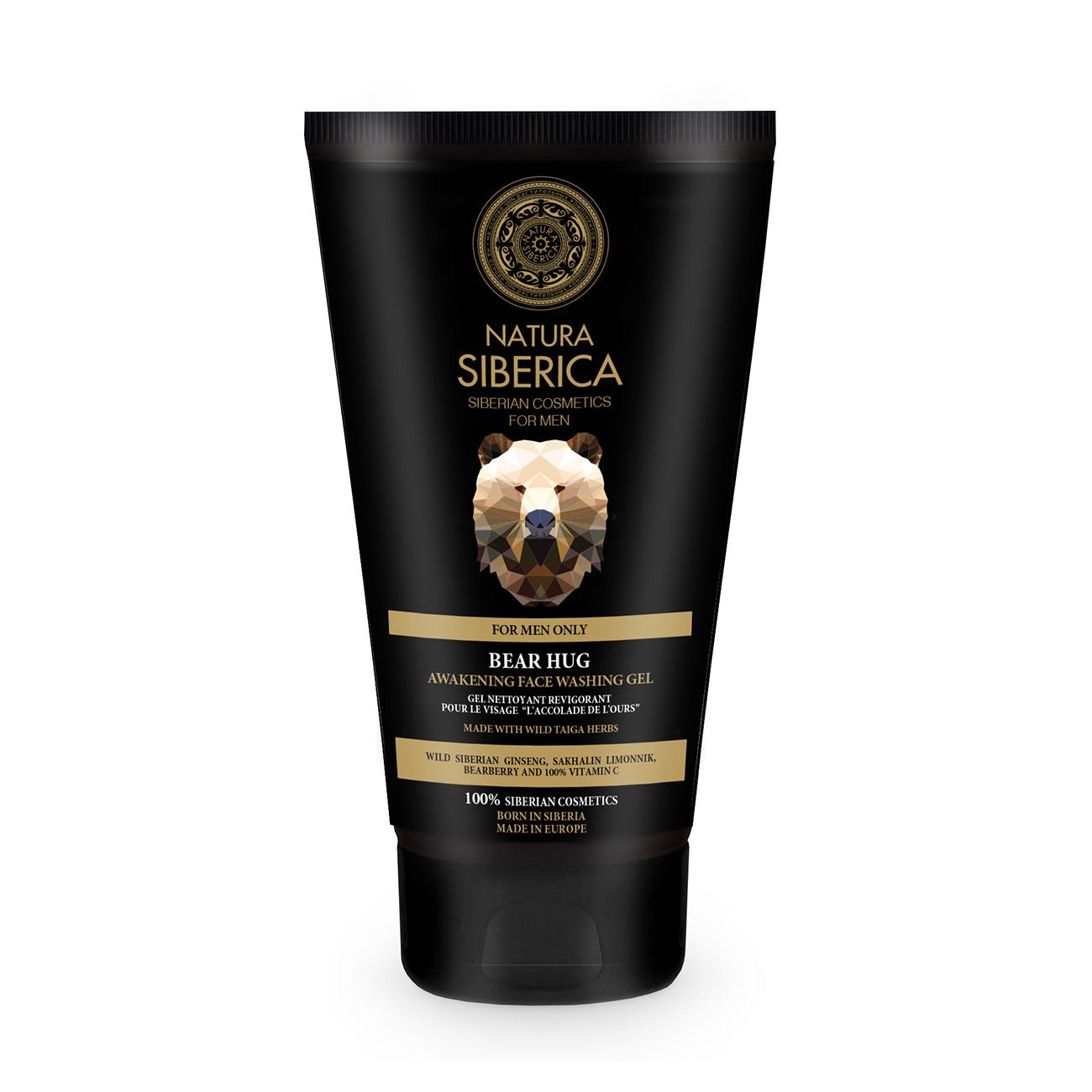 For Men Only Bear Hug Face Washing Gel 150ml - Eco Natural Products - Natura Siberica - Body Wash