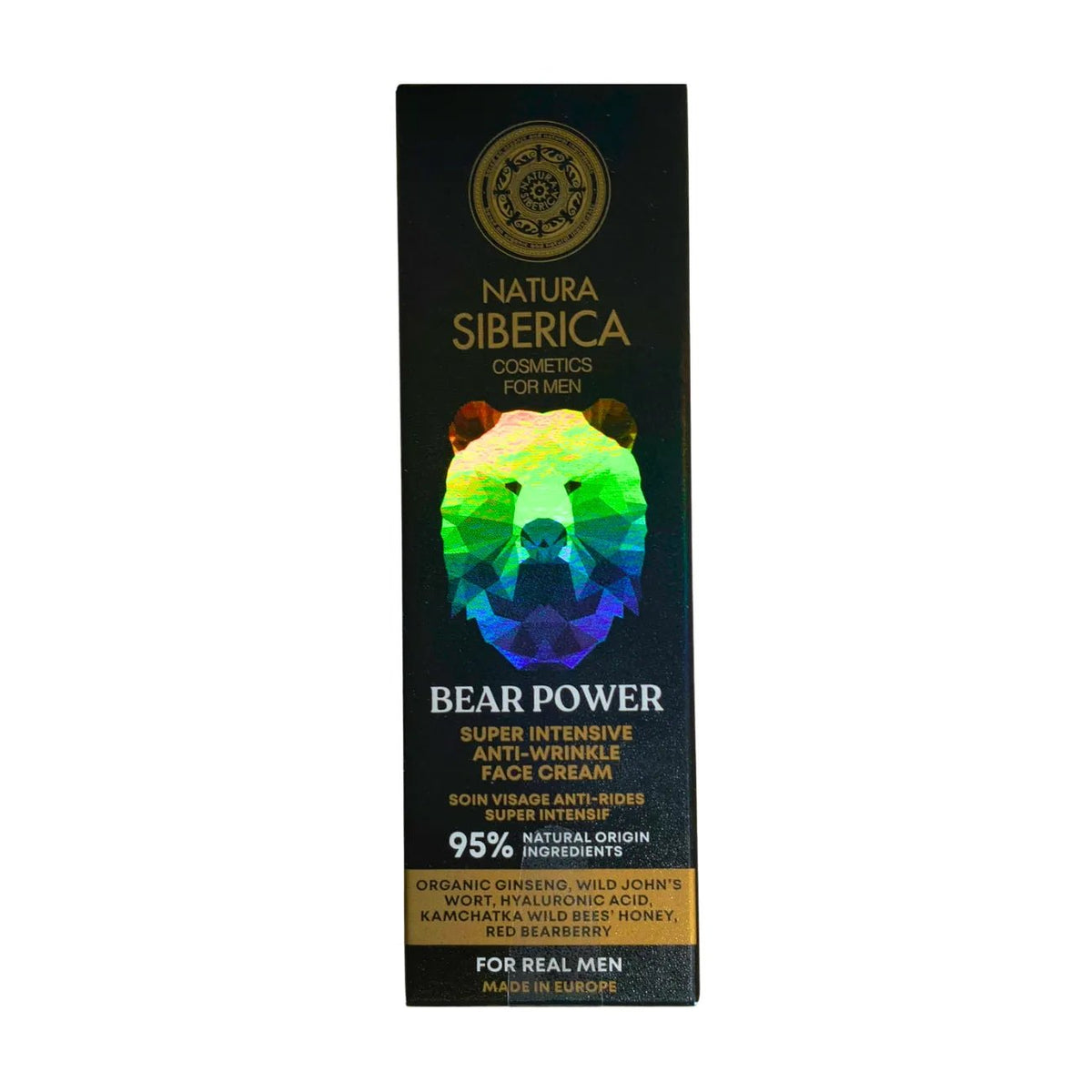 For Men Only Bear Super Intensive Power Anti - Wrinkle Face Cream 50ml - Natura Siberica - Anti - Aging Skin Care - Natura Siberica