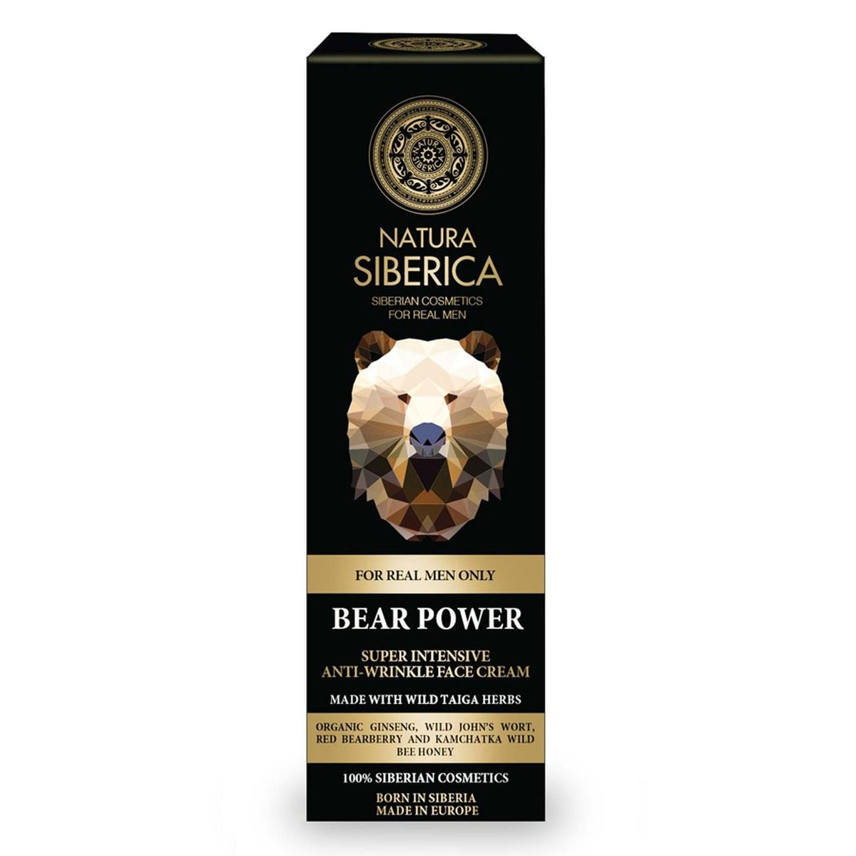 For Men Only Bear Super Intensive Power Anti - Wrinkle Face Cream 50ml - Natura Siberica - Day Cream - Eco Natural Products