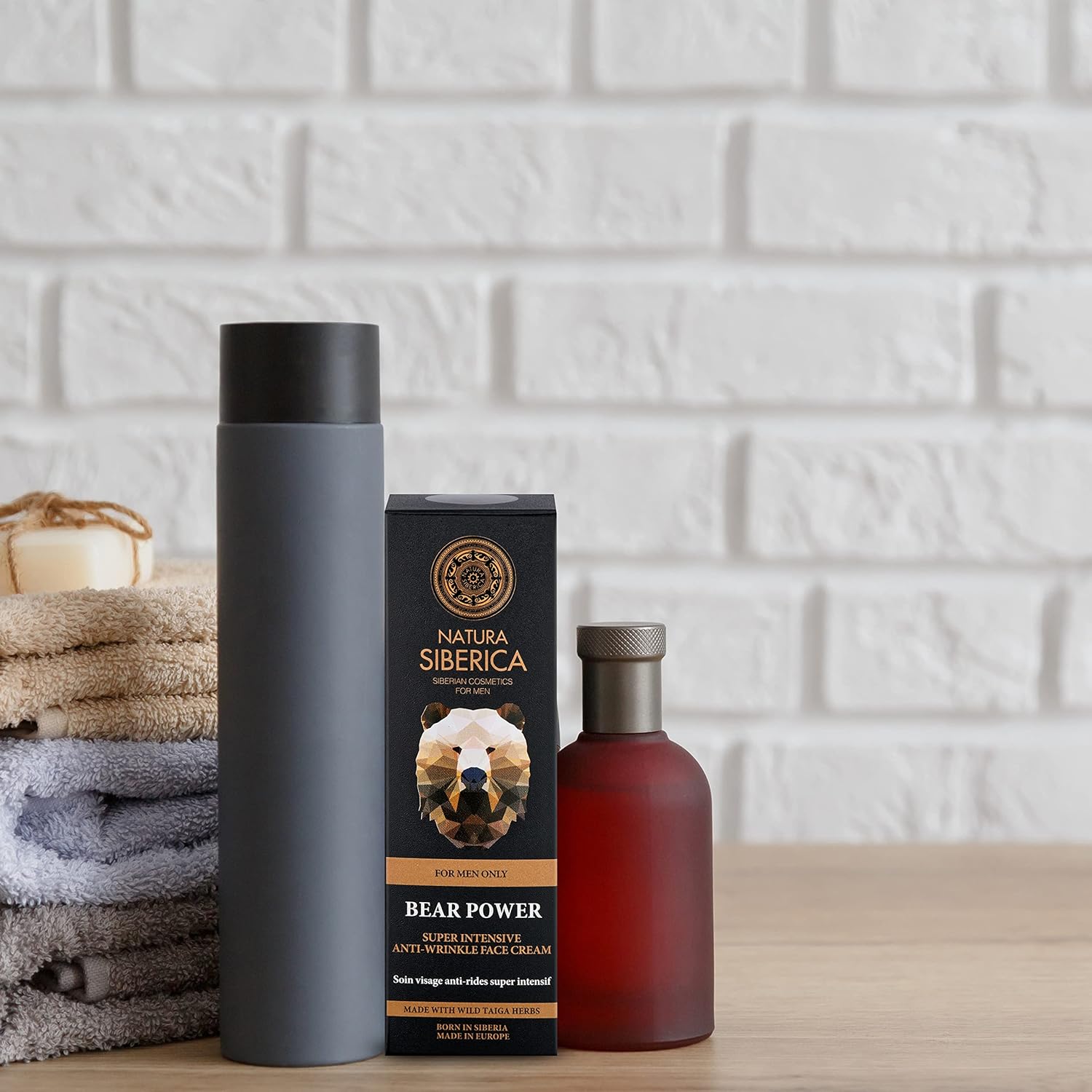 For Men Only Bear Super Intensive Power Anti - Wrinkle Face Cream 50ml - Natura Siberica - Day Cream - Eco Natural Products