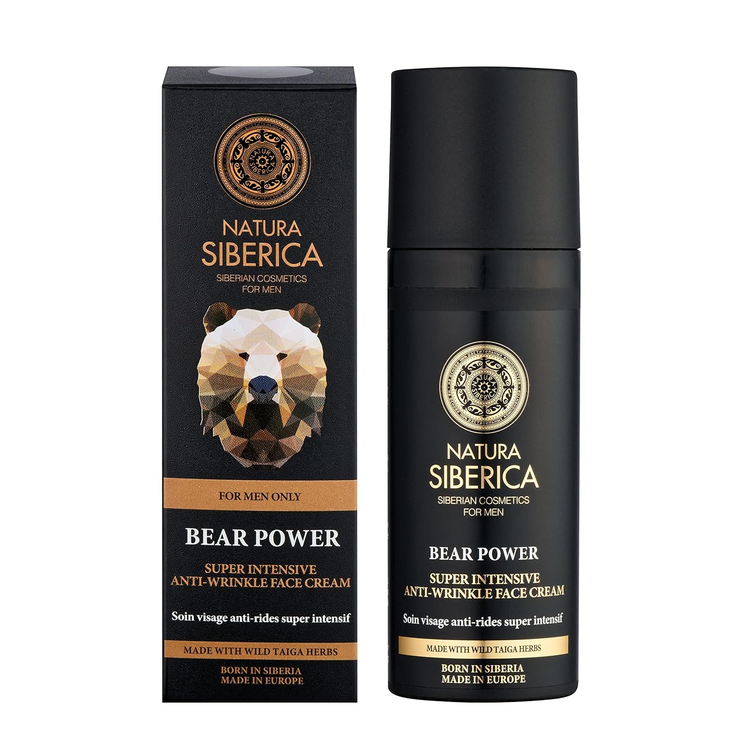 For Men Only Bear Super Intensive Power Anti - Wrinkle Face Cream 50ml - Eco Natural Products - Natura Siberica - Day Cream