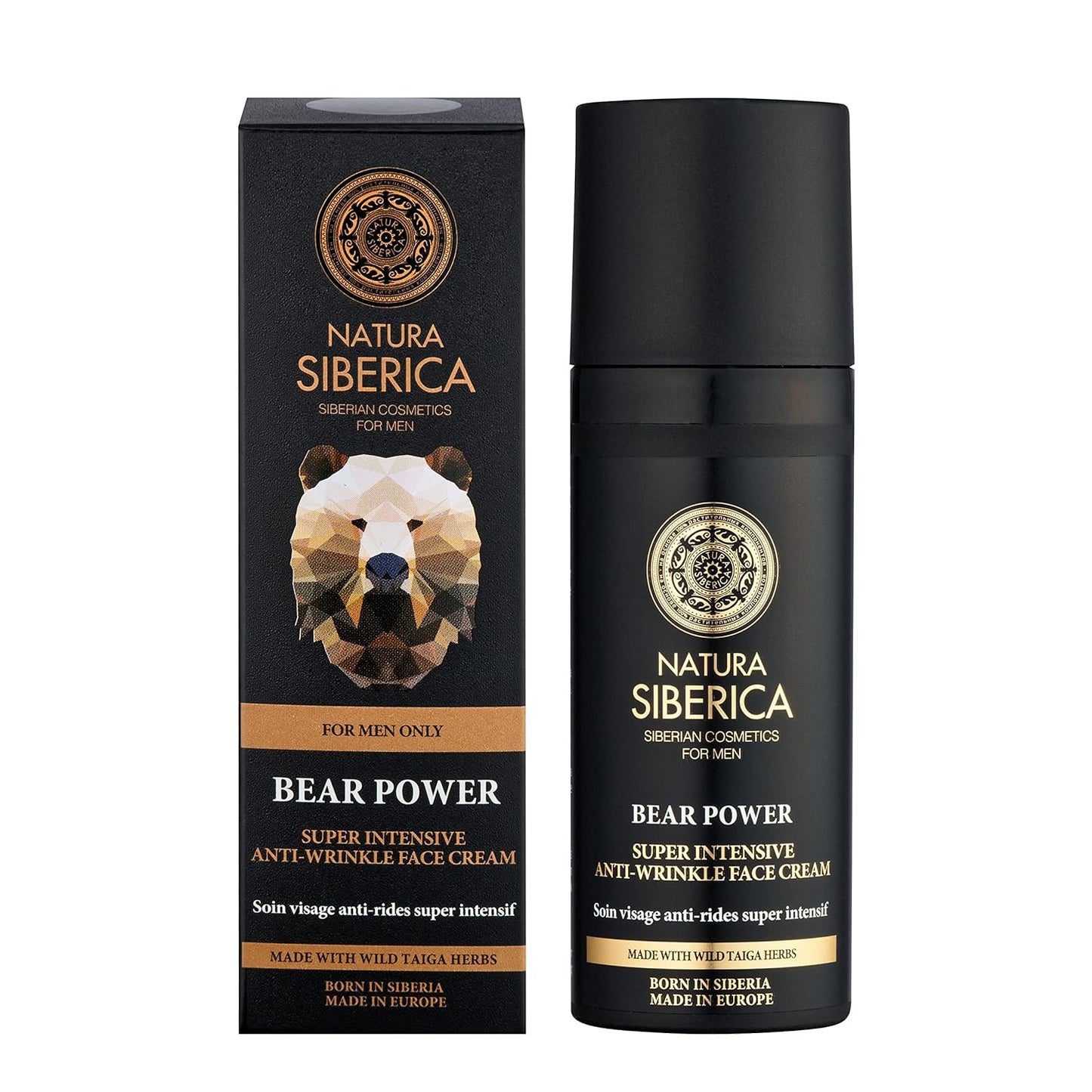For Men Only Bear Super Intensive Power Anti - Wrinkle Face Cream 50ml - Natura Siberica - Day Cream - Eco Natural Products