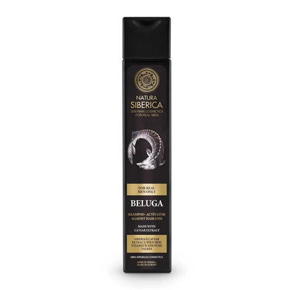 For Men Only Beluga Shampoo Activator Against Hair Loss 250ml - Natura Siberica - Shampoo - Eco Natural Products