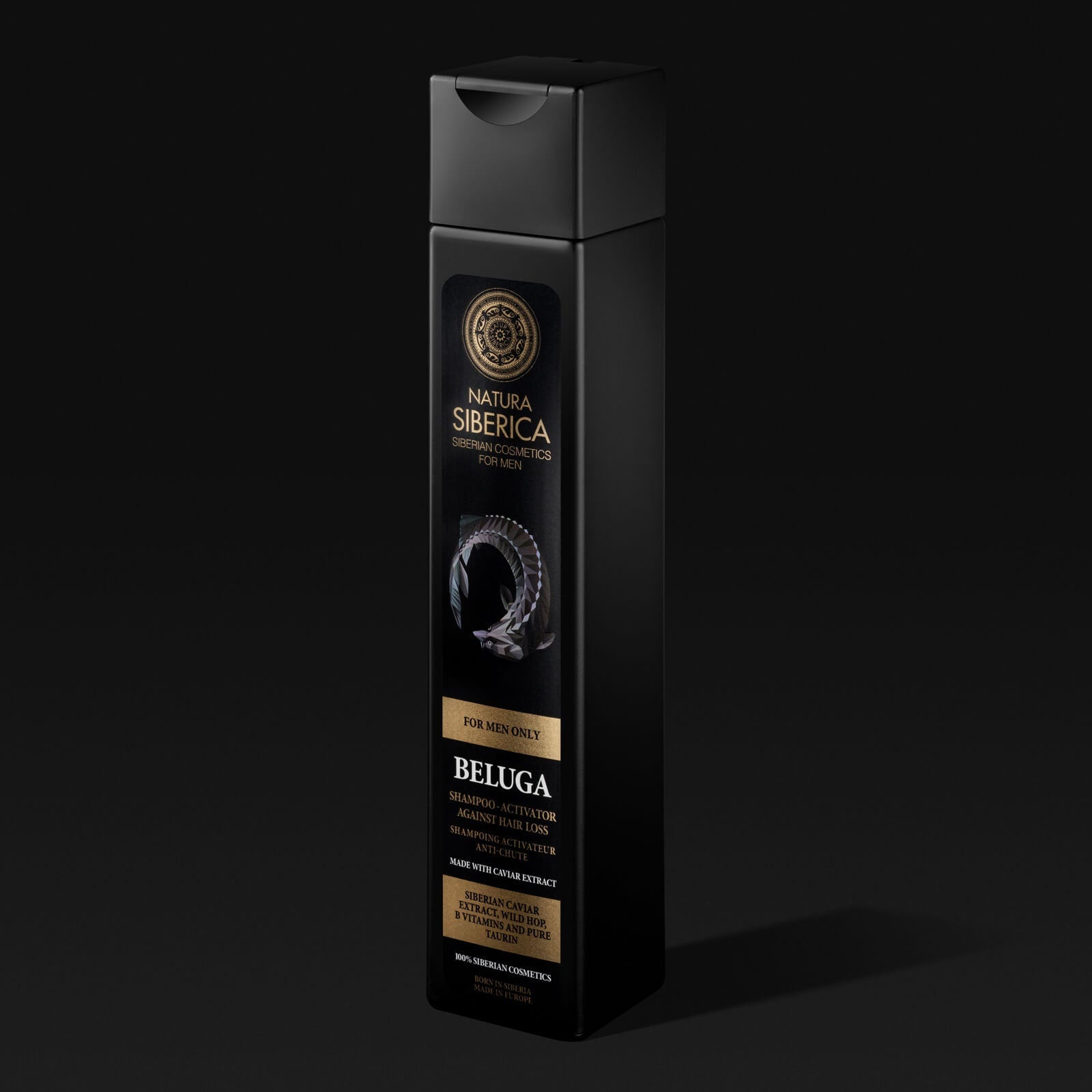 For Men Only Beluga Shampoo Activator Against Hair Loss 250ml - Natura Siberica - Shampoo - Eco Natural Products