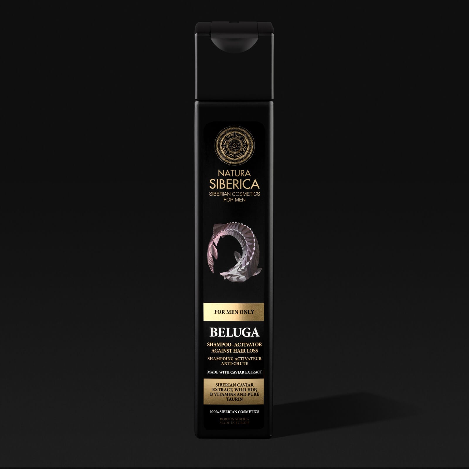 For Men Only Beluga Shampoo Activator Against Hair Loss 250ml - Natura Siberica - Shampoo - Eco Natural Products