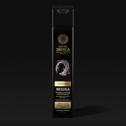 For Men Only Beluga Shampoo Activator Against Hair Loss 250ml - Natura Siberica - Shampoo - Eco Natural Products